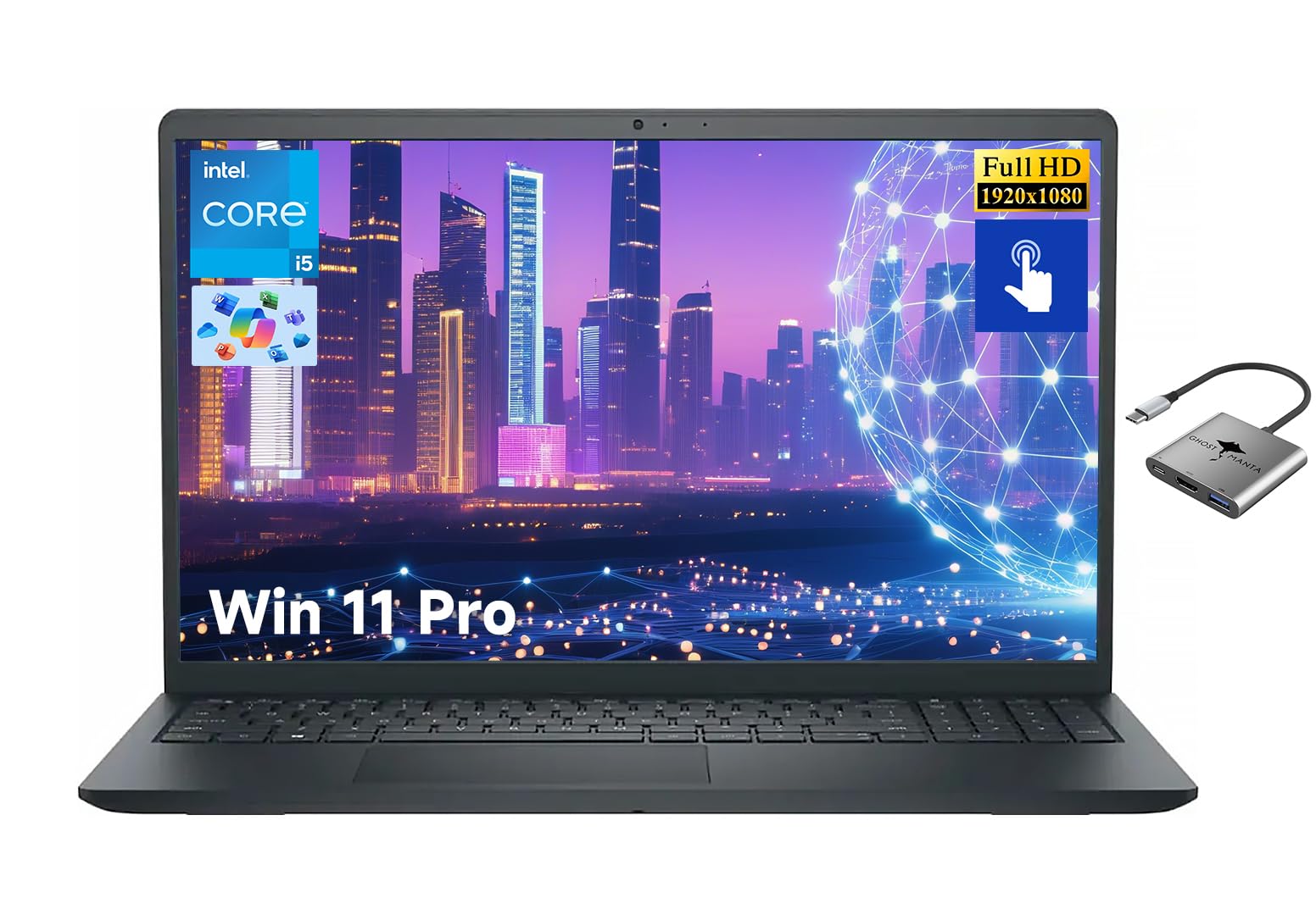 Dell ノートパソコン i5 win11 FHD1920x1080 Dell 15.6